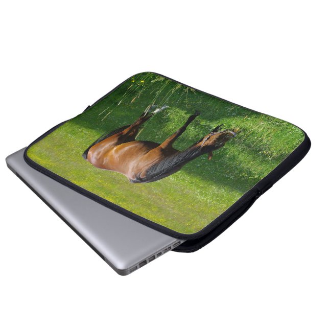 Horse #1 laptop sleeve (Front Bottom)