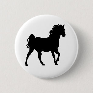 Horse 6 Cm Round Badge