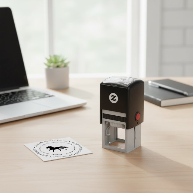 Horse Address Self-Inking Rubber Stamp (Horse Address Self-Inking Rubber Stamp)