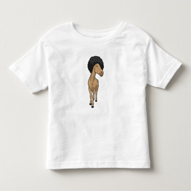 Horse Afro Toddler T-Shirt (Front)