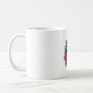 Horse American Flag Coffee Mug