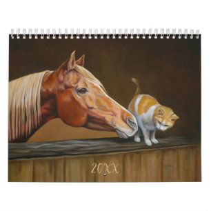 Horse and Animal Art 2023 Customised Calendar