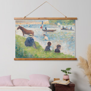 Horse and Boats – Study for "Bathers at Asnières"  Hanging Tapestry