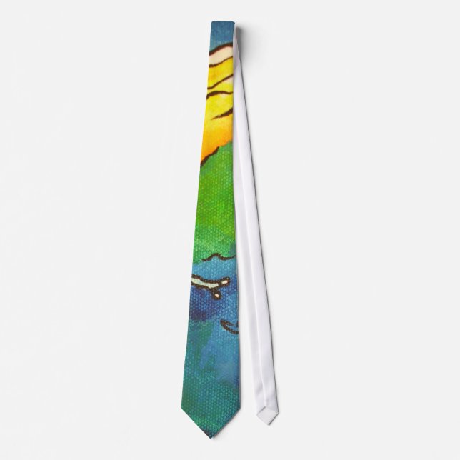 "Horse and Bridle Colourful Black Outline Art"  #h Tie (Front)