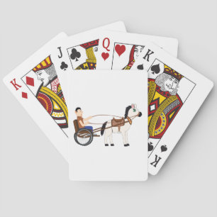 Horse And Buggy Playing Cards