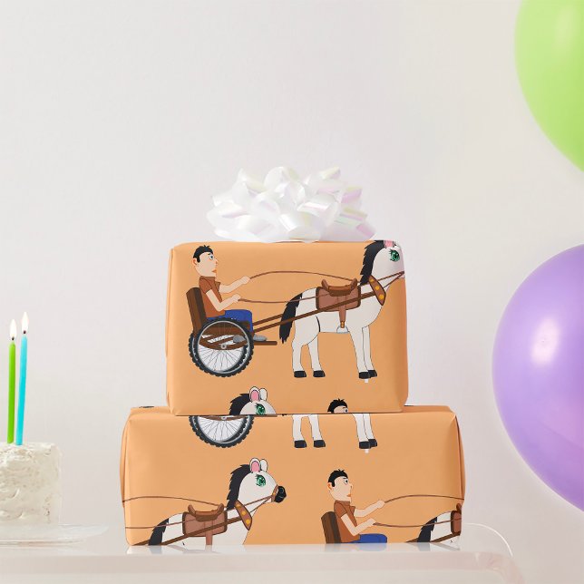 Horse And Buggy Wrapping Paper (Creator Uploaded)
