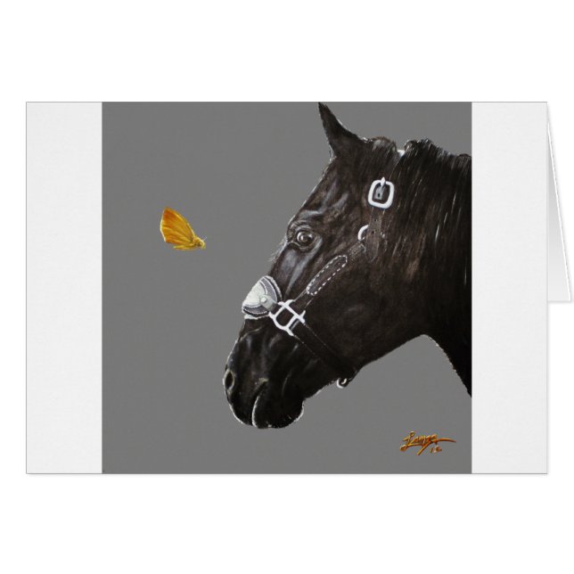 Horse and butterfly (Front Horizontal)