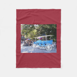 Horse and Carriage Fleee Blanket