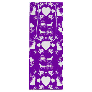 Horse And Cart Romantic Wedding Wine Gift Bag