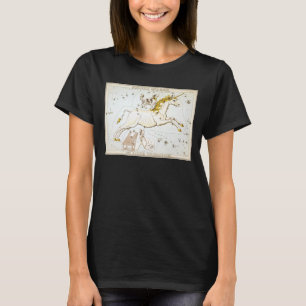 Horse and Dog Constellation Vintage Illustration T-Shirt