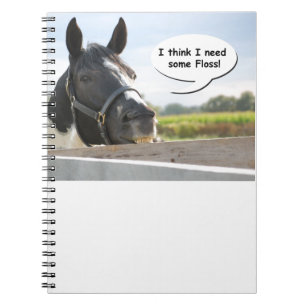 Horse and Floss Notebook