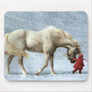 Horse and Girl Mousepad