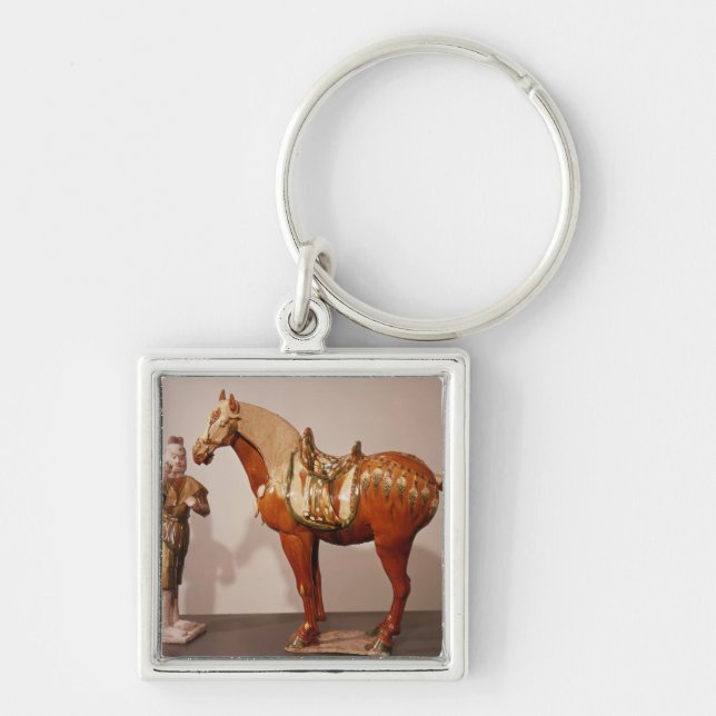 Horse and groom, Tang Dynasty Key Ring (Front)