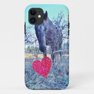 Horse and Heart iPhone 11 Case