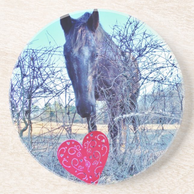 Horse and  Heart Coaster (Front)