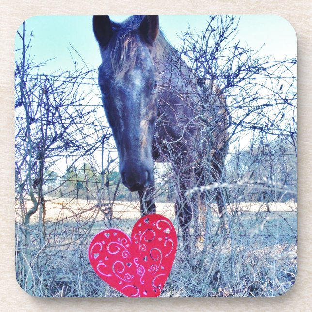 Horse and  Heart Coaster (Front)