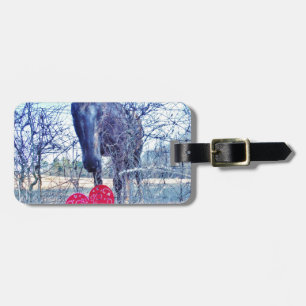 Horse and  Heart Luggage Tag