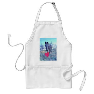 Horse and  Heart Standard Apron