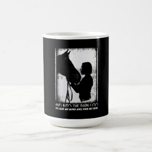 Horse And Into The Barn I Go To Lose My Mind Coffee Mug