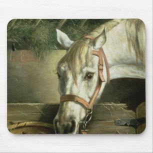 Horse and kittens, 1890 mouse pad