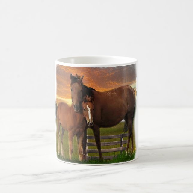 Horse and Pony Coffee mug (Center)
