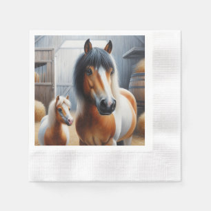 Horse and Pony Napkin