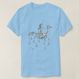 Horse and rHuman Rider Skeleton T-Shirt