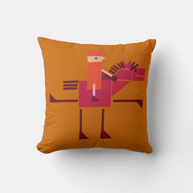 horse and rider cushion (Front)