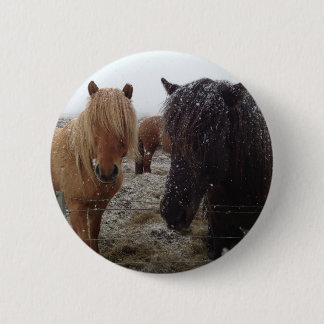 Horse and Rider Gifts, Personalised 6 Cm Round Badge