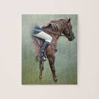 Horse And Rider Jigsaw Puzzle