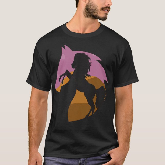horse animal lover andalusian pony  T-Shirt (Front)