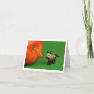 Horse Apple Notecard