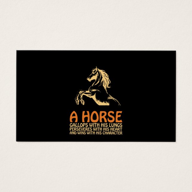 Horse Art A Horse Gallops (Front)