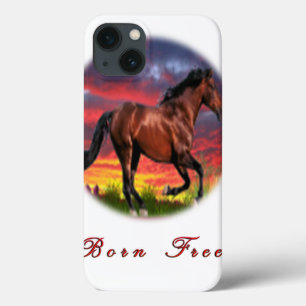 Horse art gifts iPhone 13 case