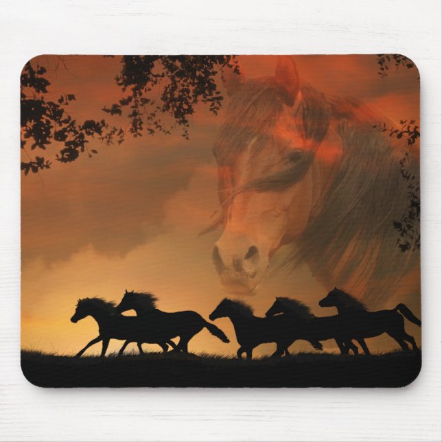Horse Art Mousepad (Front)