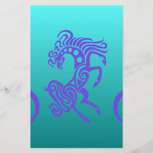 Horse Art Scrapbook Paper