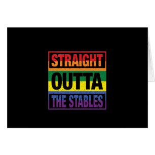 Horse Art Straight Outta The Stables