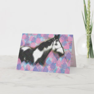 Horse Art Thank You Card