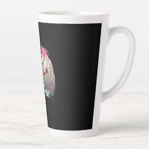 Horse Art The Softness Of A Horse's Eye Latte Mug