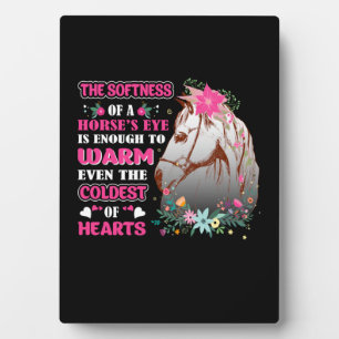 Horse Art The Softness Of A Horse's Eye Plaque