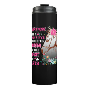 Horse Art The Softness Of A Horse's Eye Thermal Tumbler