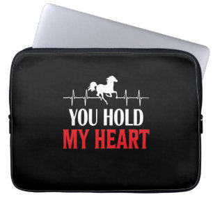 Horse Art You Hold My Heart Laptop Sleeve