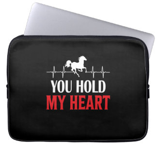 Horse Art You Hold My Heart Laptop Sleeve