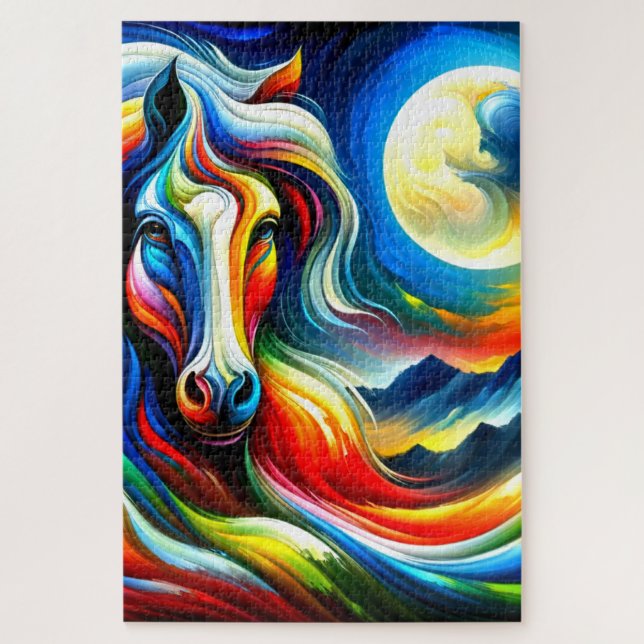 Horse Artwork Jigsaw Puzzle (Vertical)