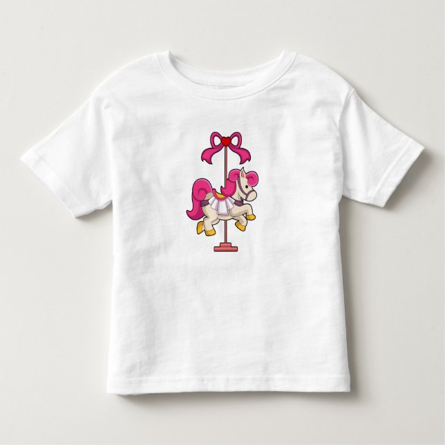 Horse as Carousel horse.PNG Toddler T-Shirt (Front)