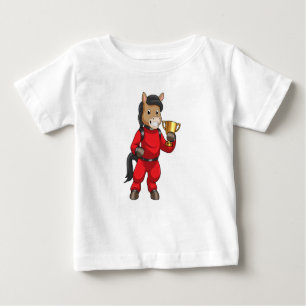 Horse as Champion with Trophy Baby T-Shirt