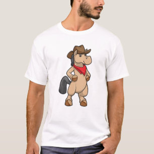Horse as Cowboy T-Shirt