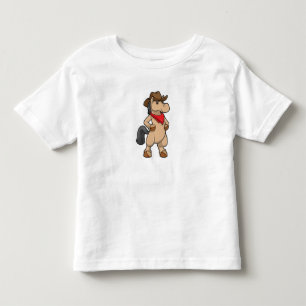 Horse as Cowboy Toddler T-Shirt
