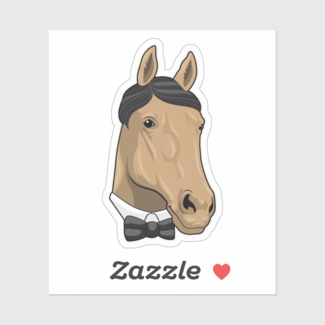 Horse as Gentleman with Bow tie (Sheet)