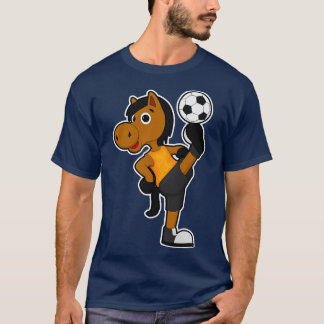 Horse as player with ball 2 T-Shirt